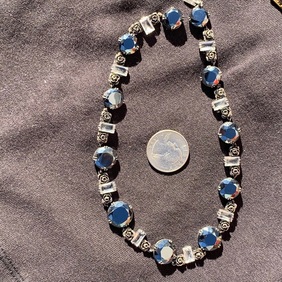 Vintage Jewelry - Vintage Crystal Choker Necklace
